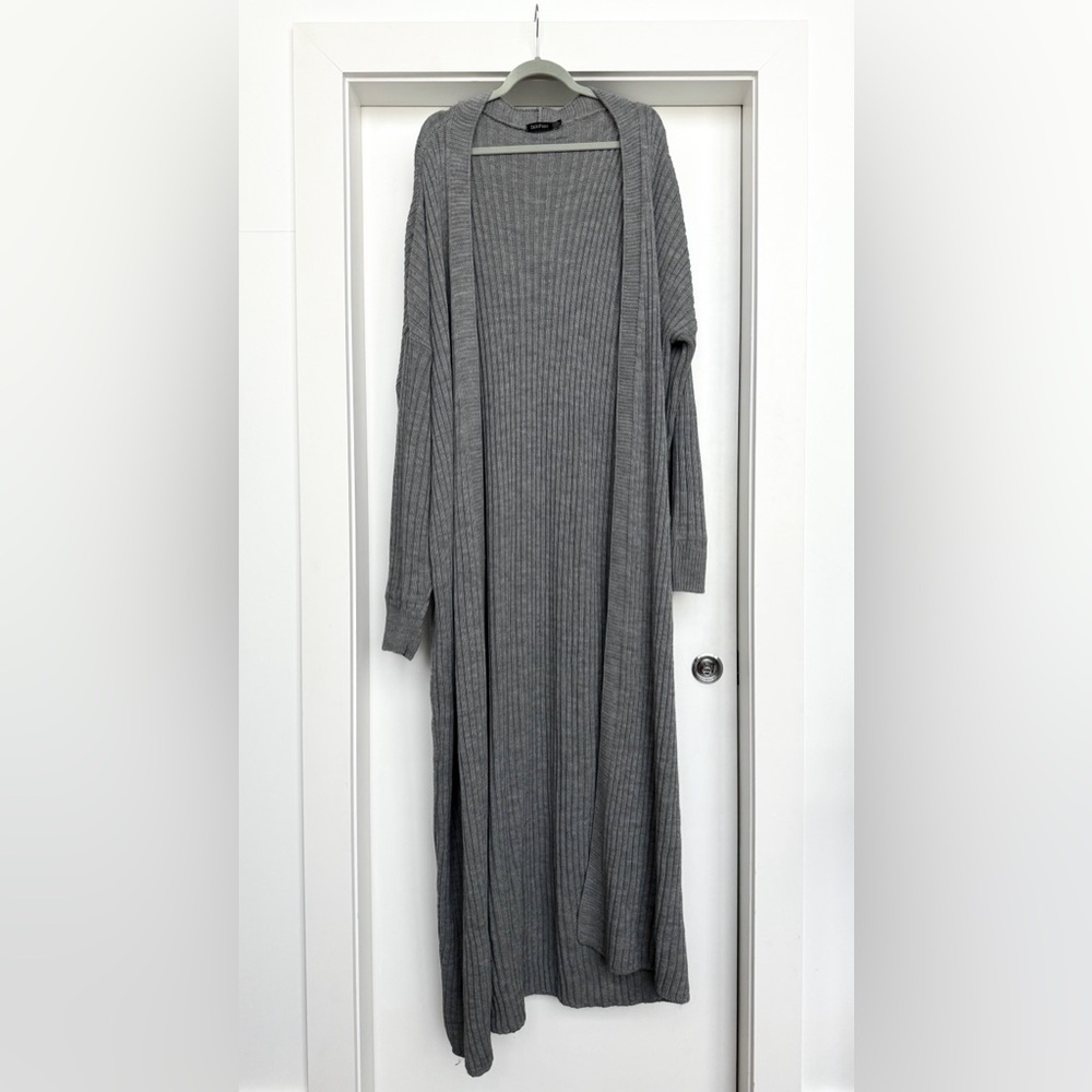 Boohoo Super Long Duster Cardigan